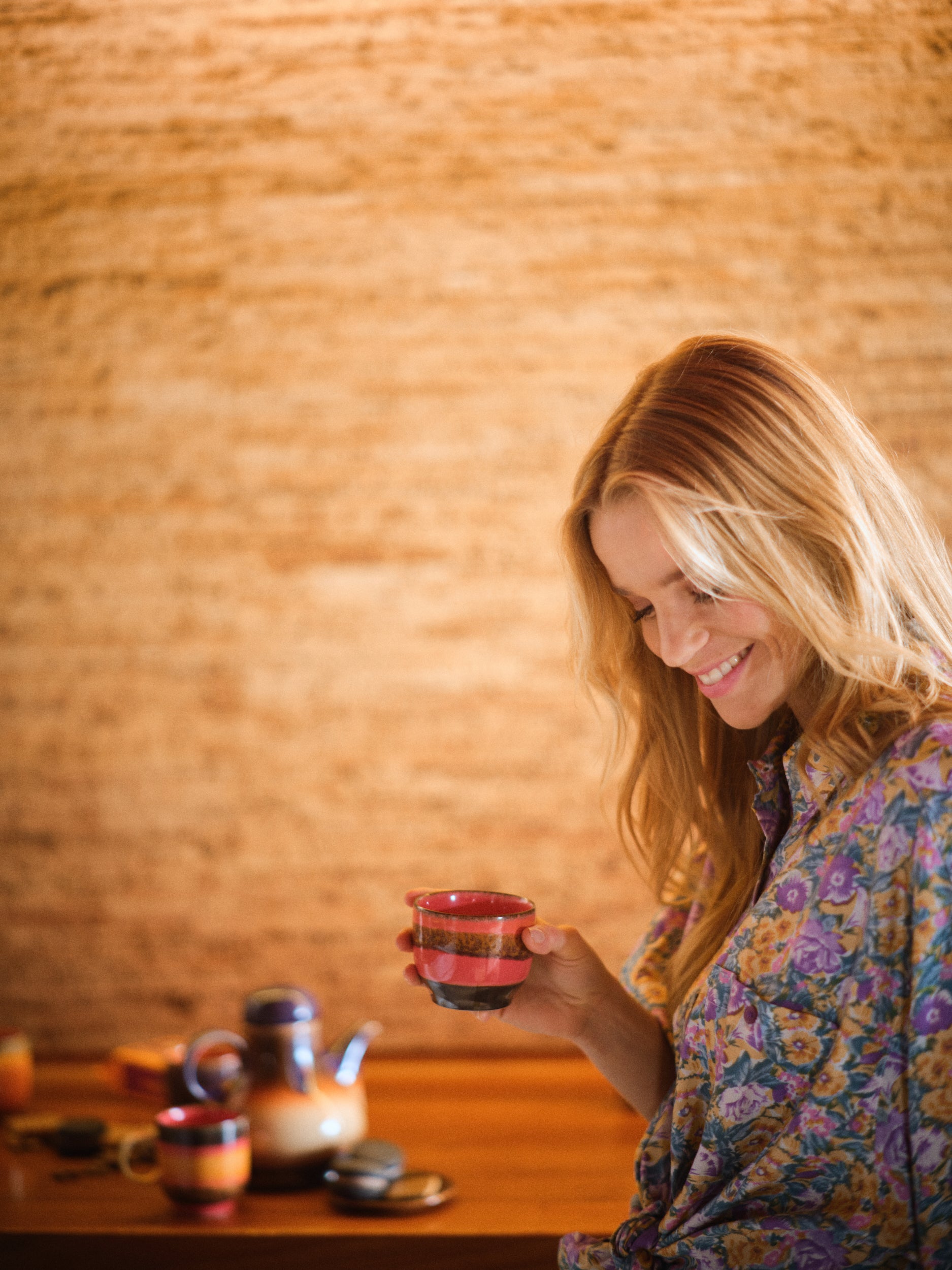 70s ceramics: coffee cup excelsa