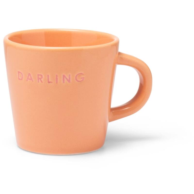 Ceramic espresso cup DARLING orange 80ml
