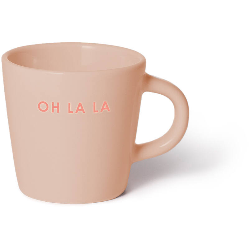 Ceramic espresso cup OH LA LA beige 80ml