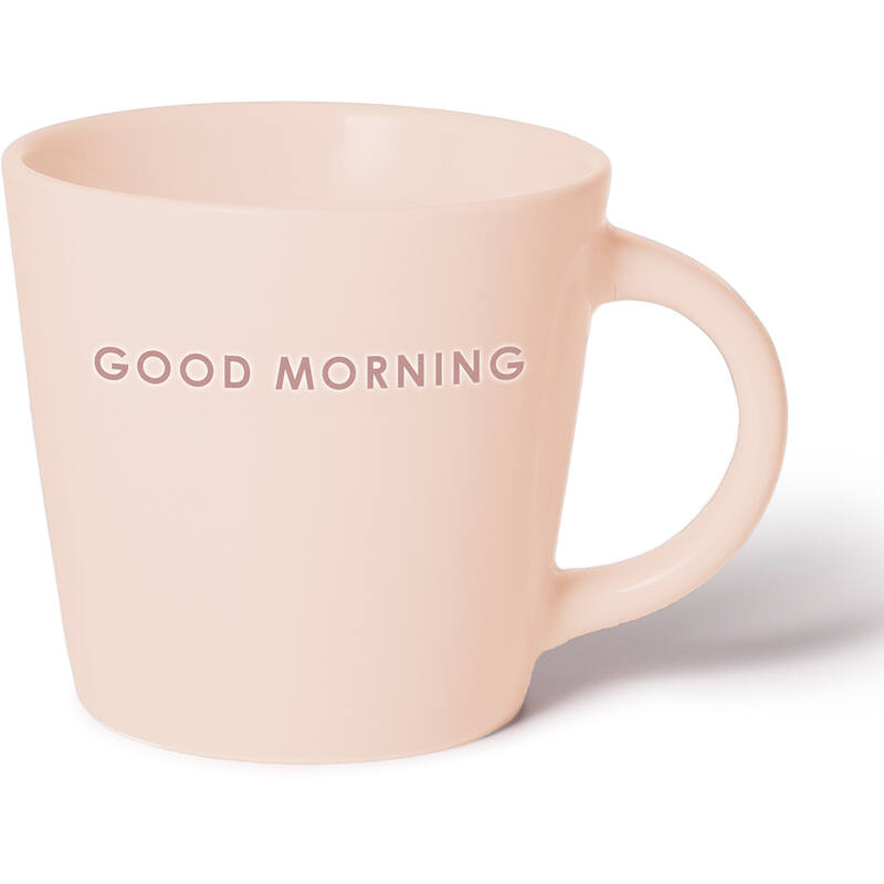 Ceramic cappuccino cup GOODMORNING ecru 250ml