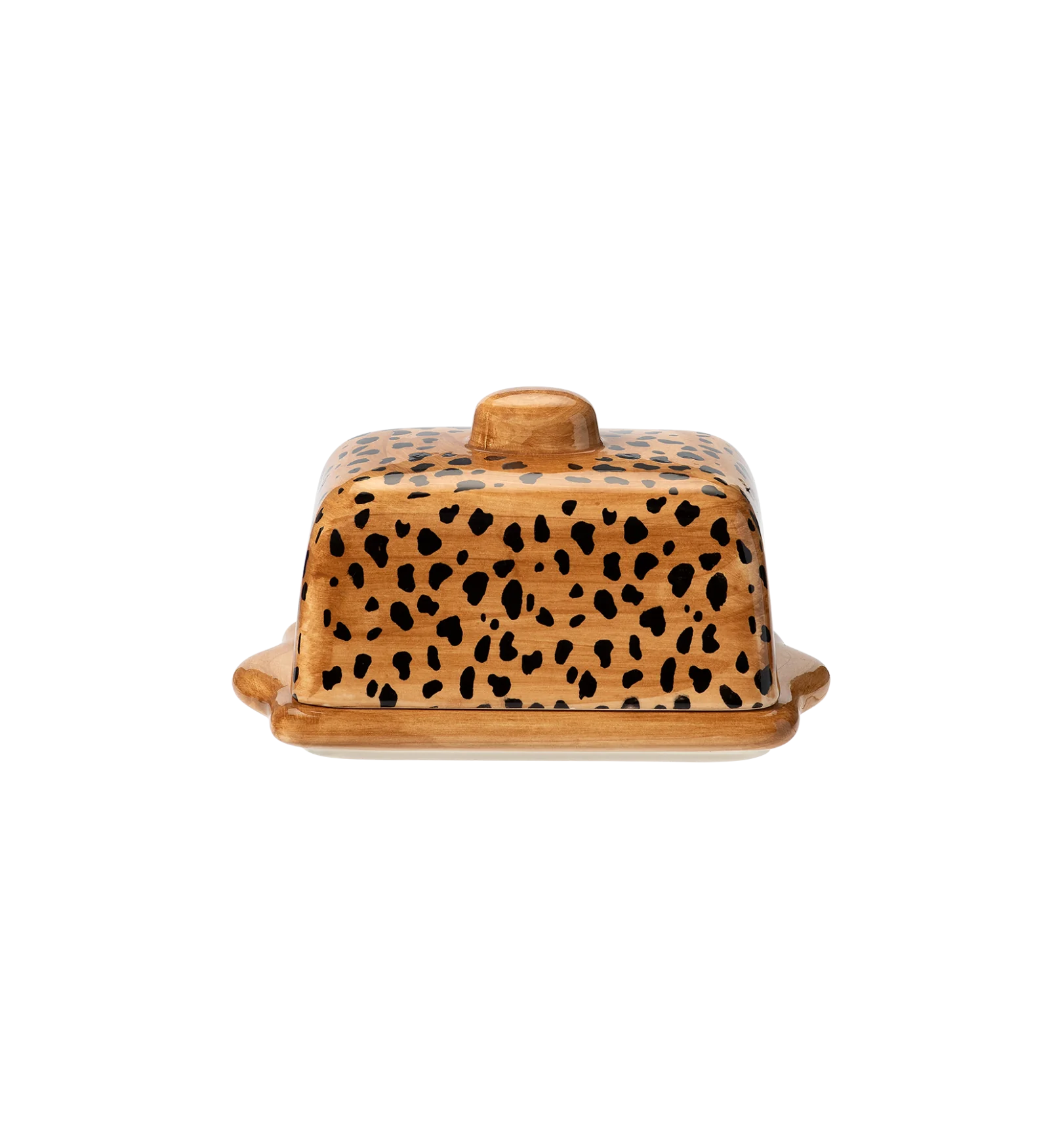 Leopard Butter Dish