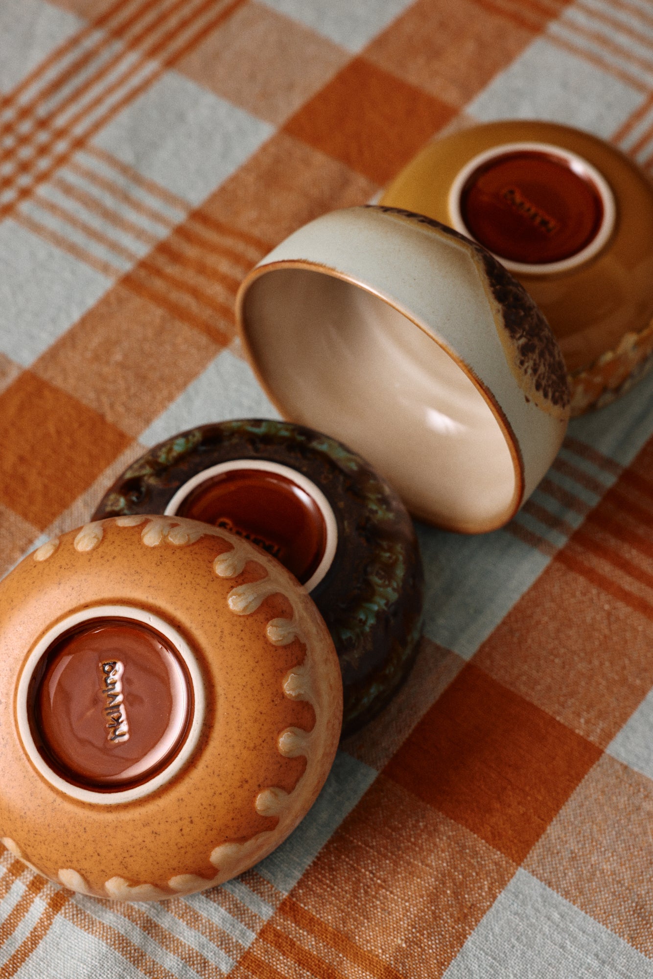 70s ceramics: tapas bowls drift, set of 4