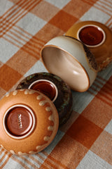 70s ceramics: tapas bowls drift, set of 4