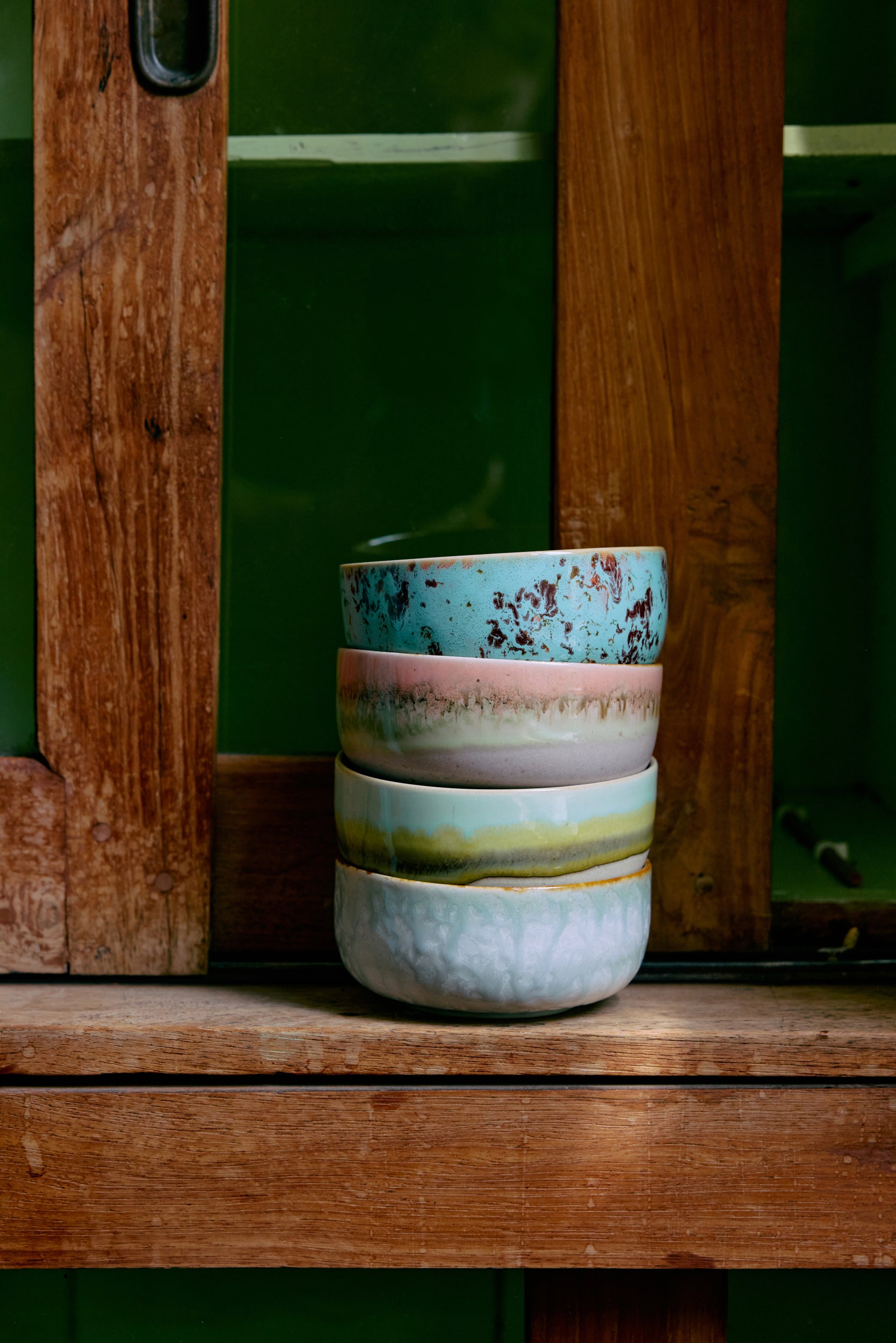 70s ceramics: dessert bowl patina