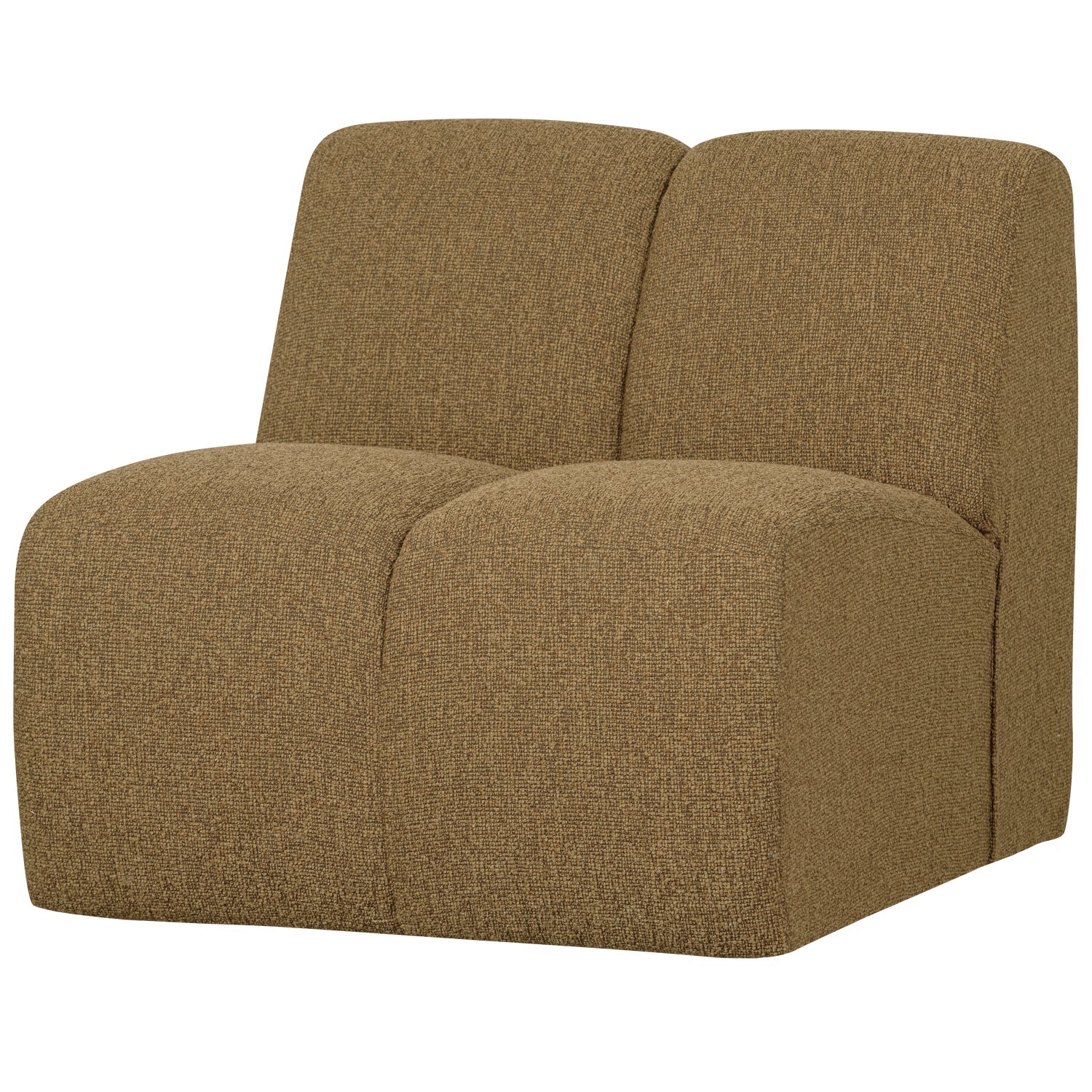 MOJO 1-ZITS ELEMENT BOUCLÉ GEEL/BRUIN MELANGE