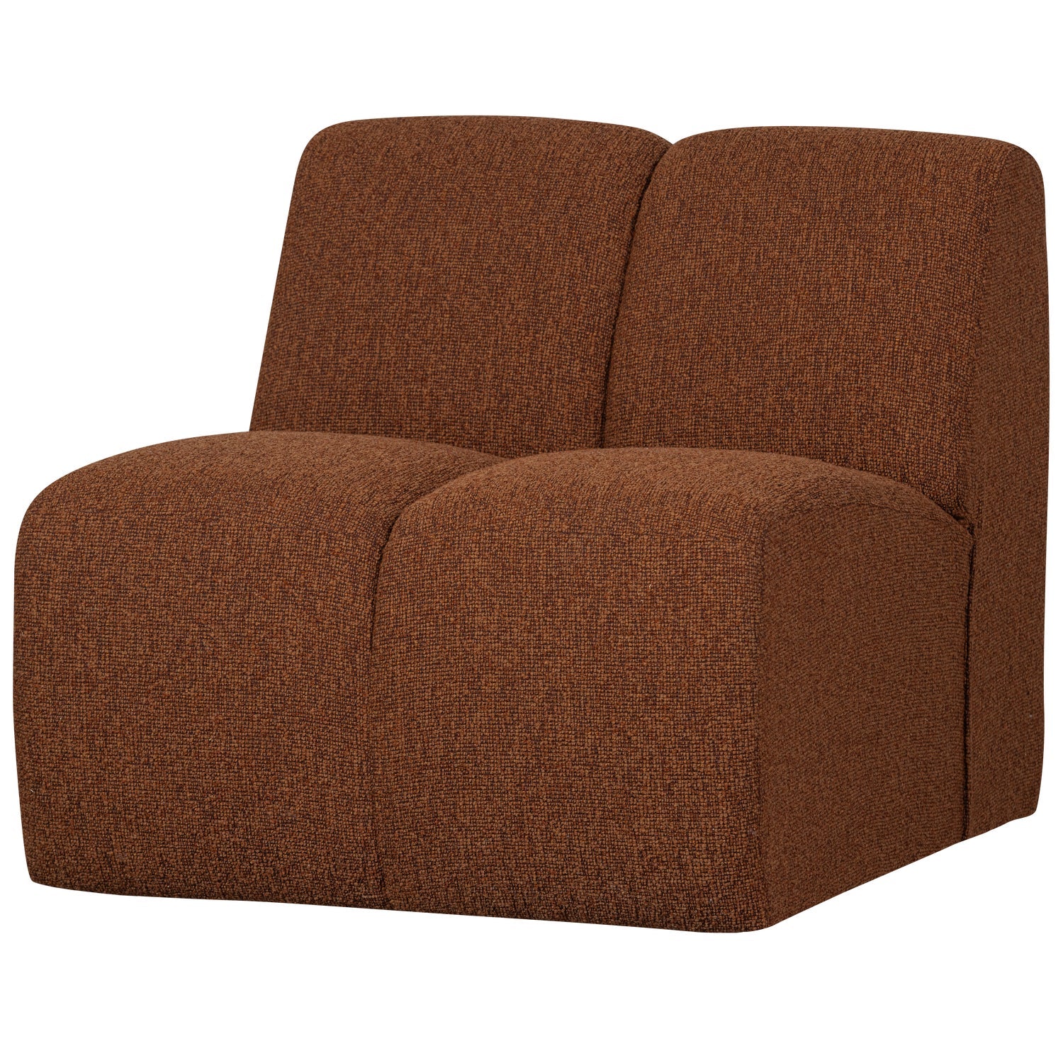 MOJO 1-ZITS ELEMENT BOUCLÉ ROESTBRUIN MELANGE