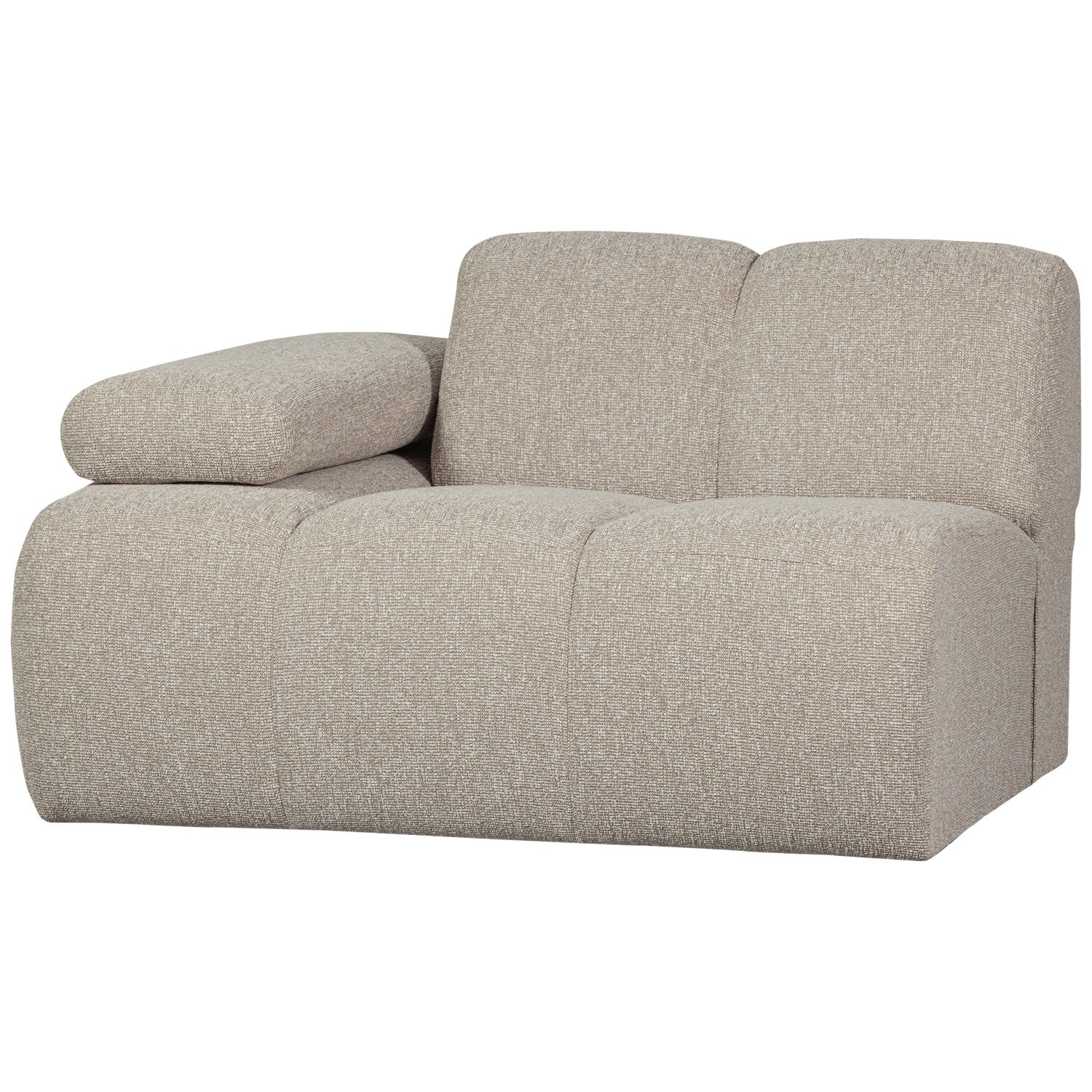 MOJO 1-ZITS ELEMENT ARM LINKS BOUCLÉ BEIGE MELANGE
