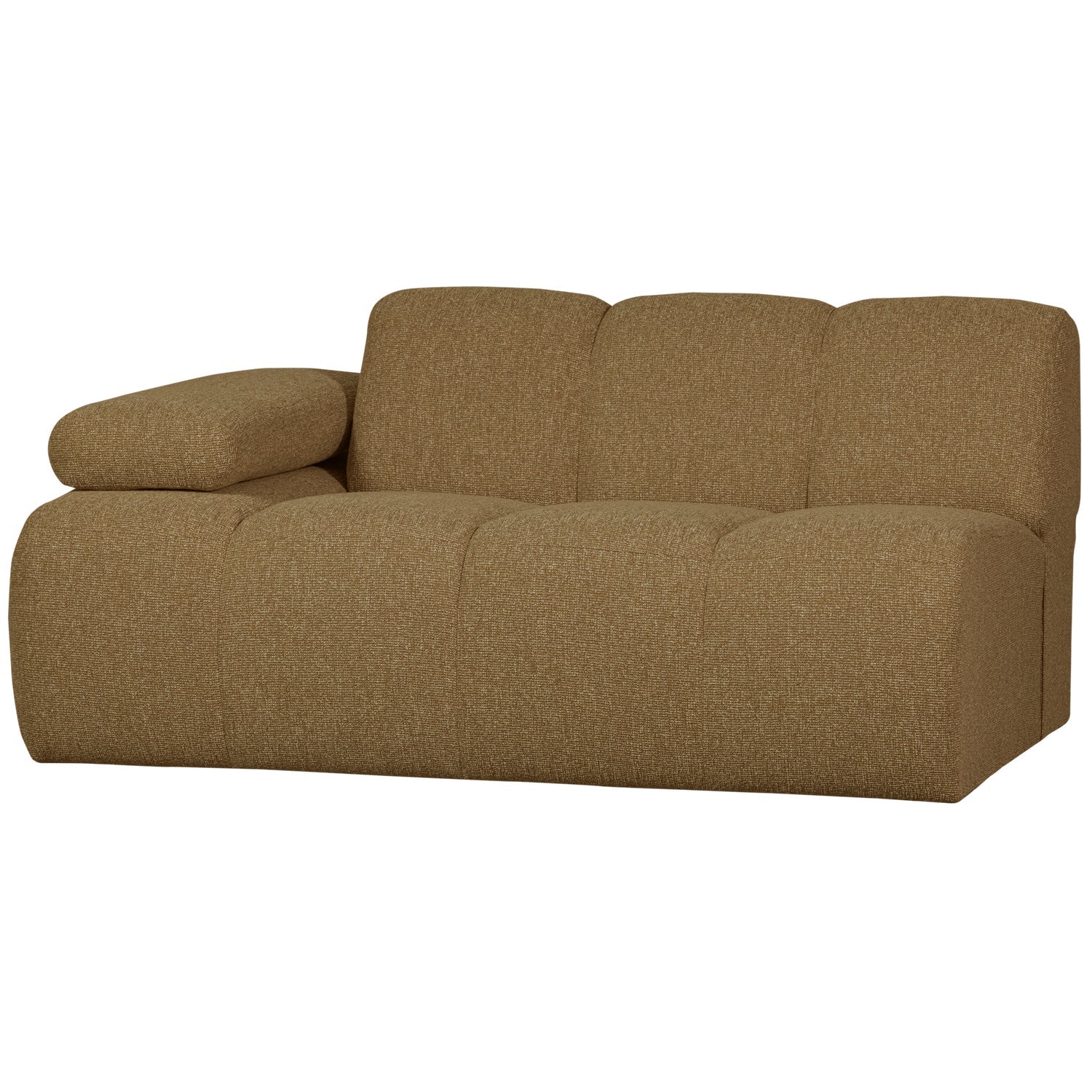 MOJO 1,5-ZITS ELEMENT ARM LINKS BOUCLÉ GEEL/BRUIN MELANGE