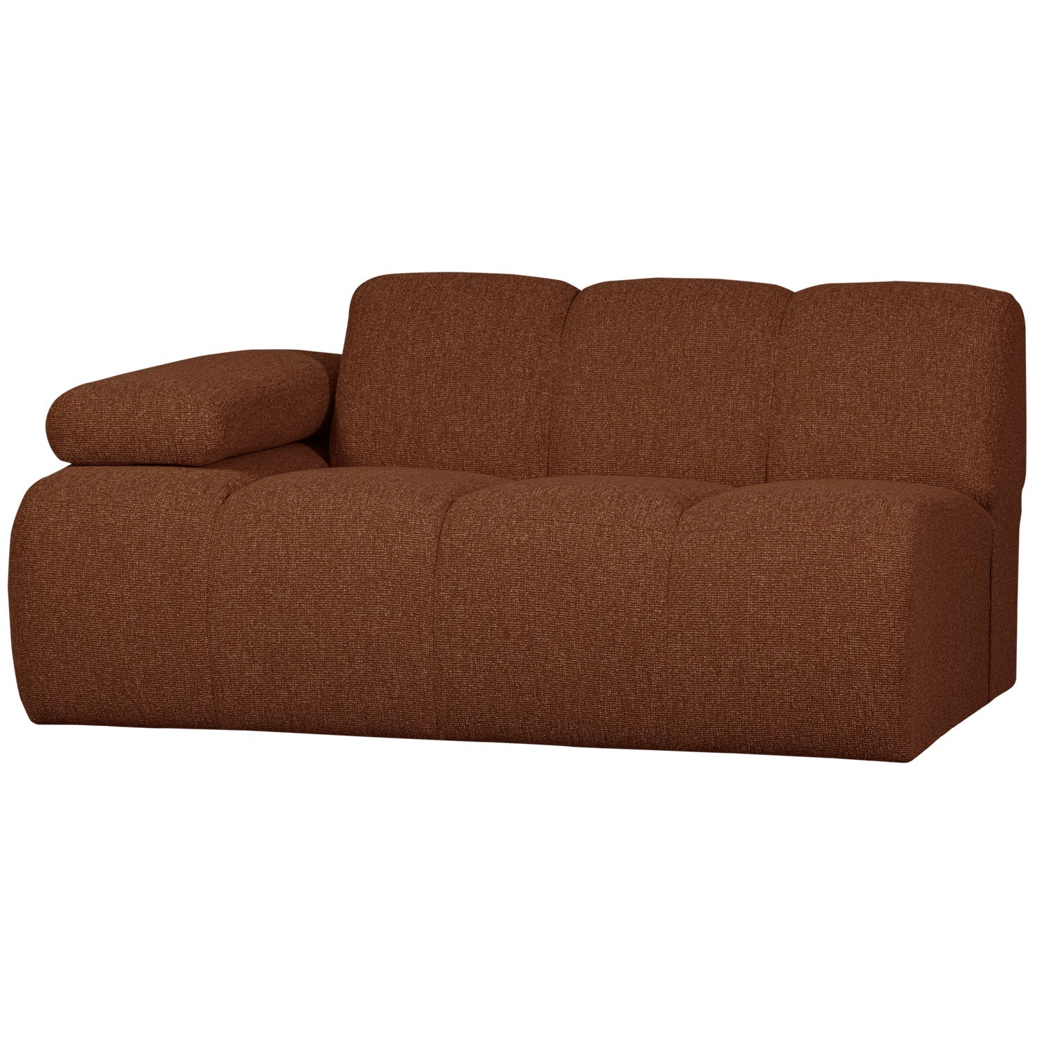 MOJO 1,5-ZITS ELEMENT ARM LINKS BOUCLÉ ROESTBRUIN MELANGE