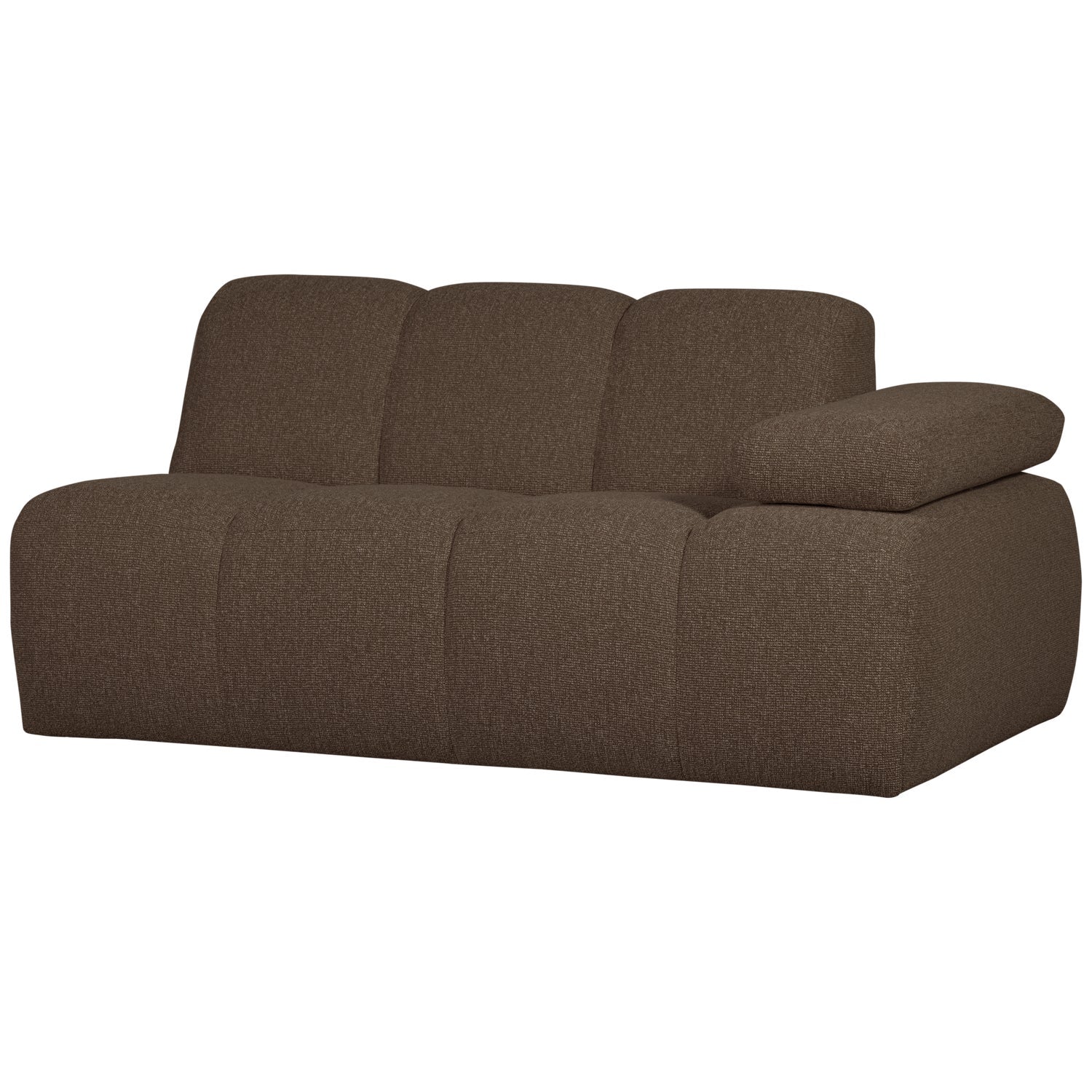 MOJO 1,5-ZITS ELEMENT ARM RECHTS BOUCLÉ BRUIN MELANGE