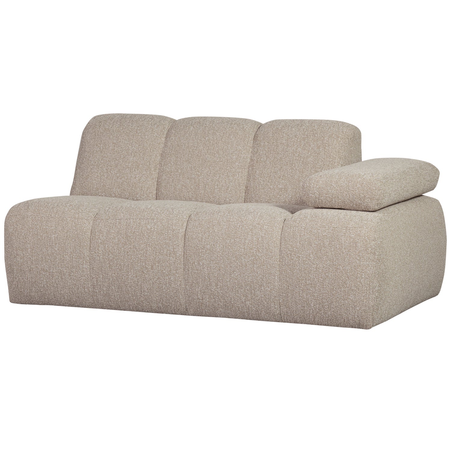 MOJO 1,5-ZITS ELEMENT ARM RECHTS BOUCLÉ BEIGE MELANGE