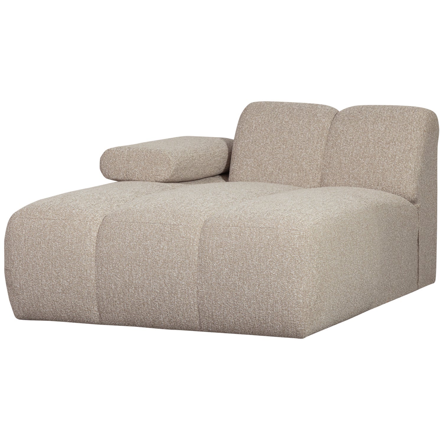 MOJO CHAISE LONGUE ELEMENT LINKS BOUCLÉ BEIGE MELANGE