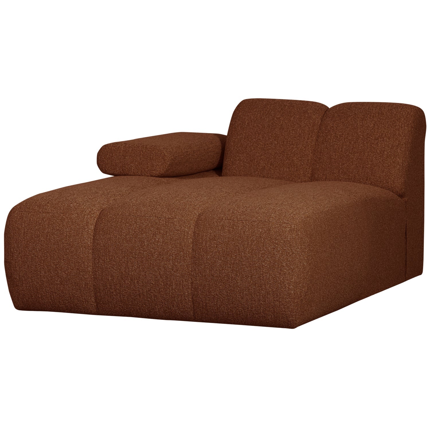 MOJO CHAISE LONGUE ELEMENT LINKS BOUCLÉ ROESTBRUIN MELANGE
