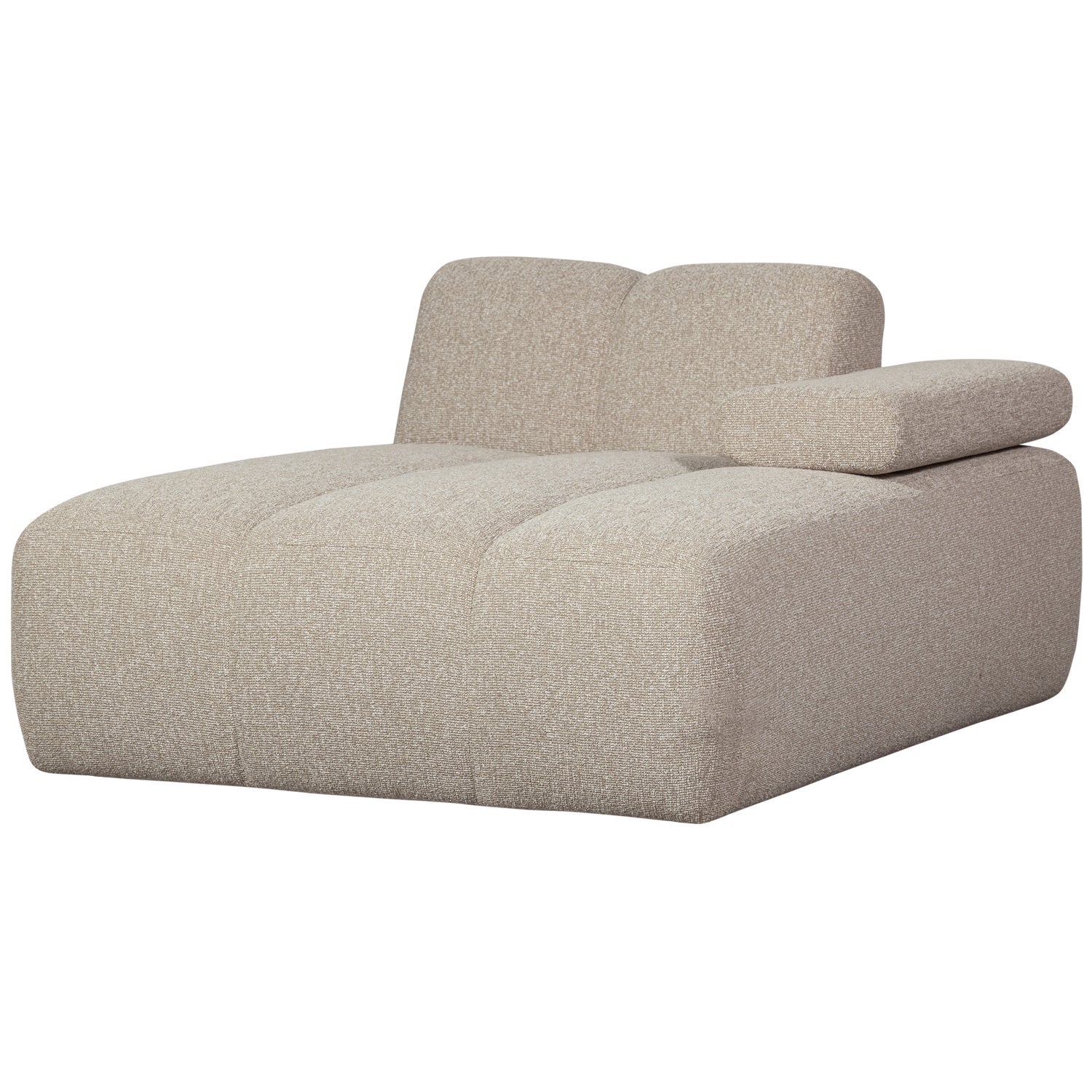MOJO CHAISE LONGUE ELEMENT RECHTS BOUCLÉ BEIGE MELANGE