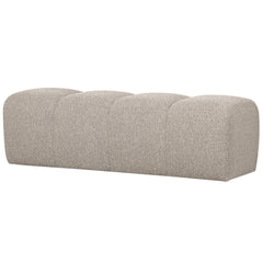 MOJO EETBANKJE 164 CM BOUCLÉ BEIGE MELANGE