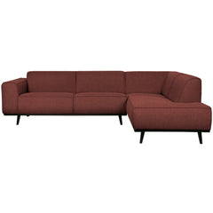 STATEMENT HOEKBANK RECHTS BOUCLE CHESTNUT