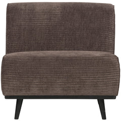 STATEMENT 1-ZITS ELEMENT BREDE PLATTE RIB TAUPE