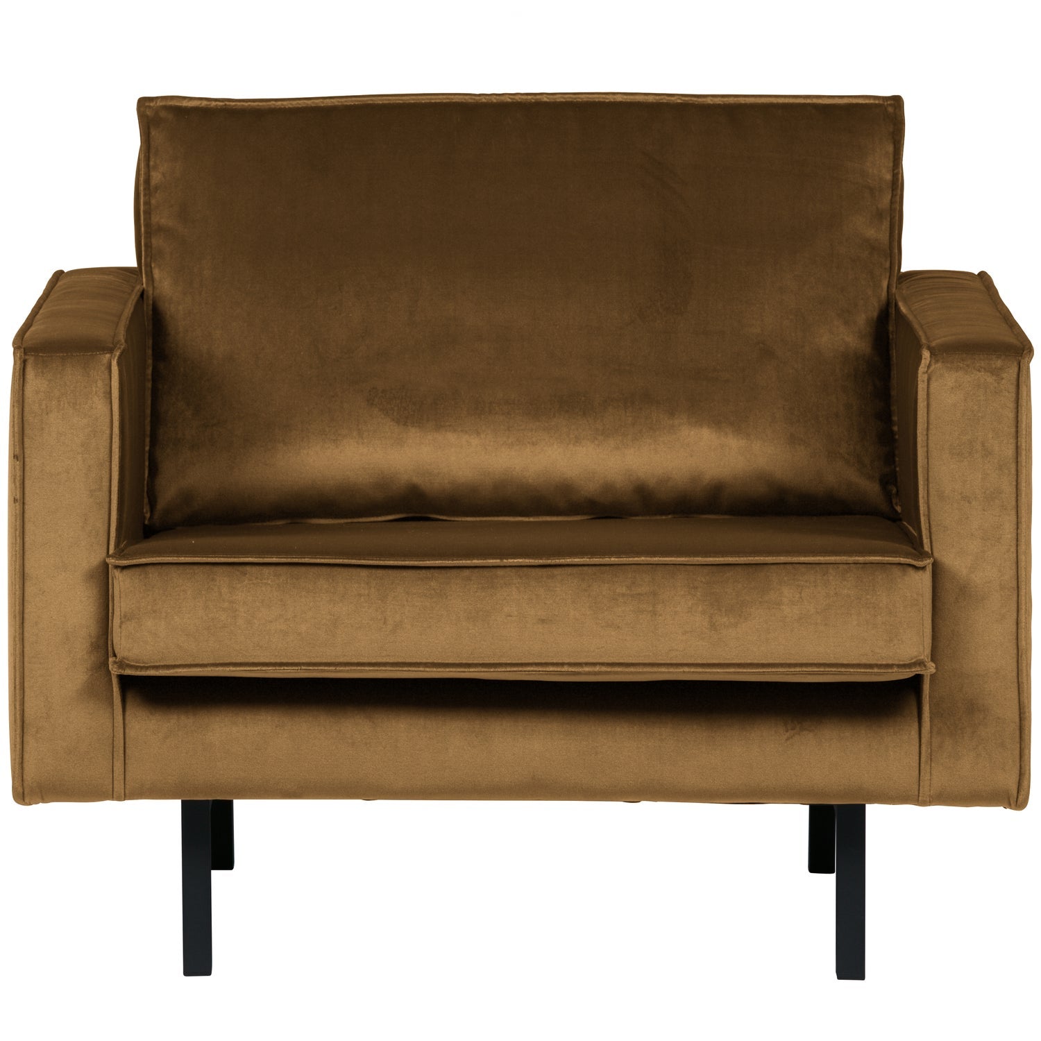 RODEO-FAUTEUIL-VELVET-HONINGGEEL