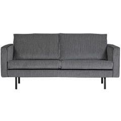 RODEO-BANK-2,5-ZITS-STREEP-ZWART/GRIJS