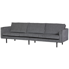 RODEO-BANK-3-ZITS-STREEP-ZWART/GRIJS