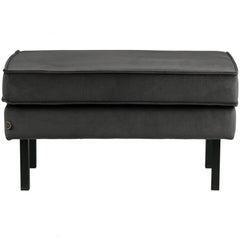 RODEO-HOCKER-OP-POTEN-VELVET-ANTRACIET