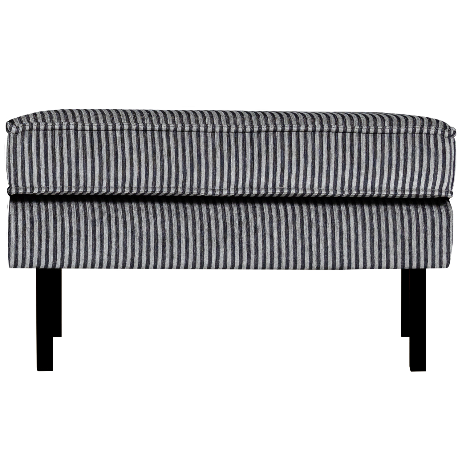 RODEO-HOCKER-OP-POTEN-STREEP-ZWART/GRIJS