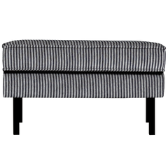 RODEO-HOCKER-OP-POTEN-STREEP-ZWART/GRIJS