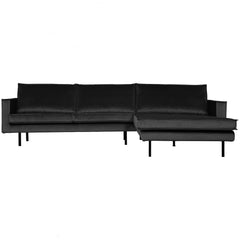 RODEO-CHAISE-LONGUE-RECHTS-VELVET-ANTRACIET