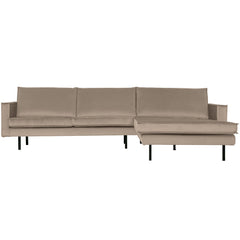 RODEO-CHAISE-LONGUE-RECHTS-VELVET-KHAKI