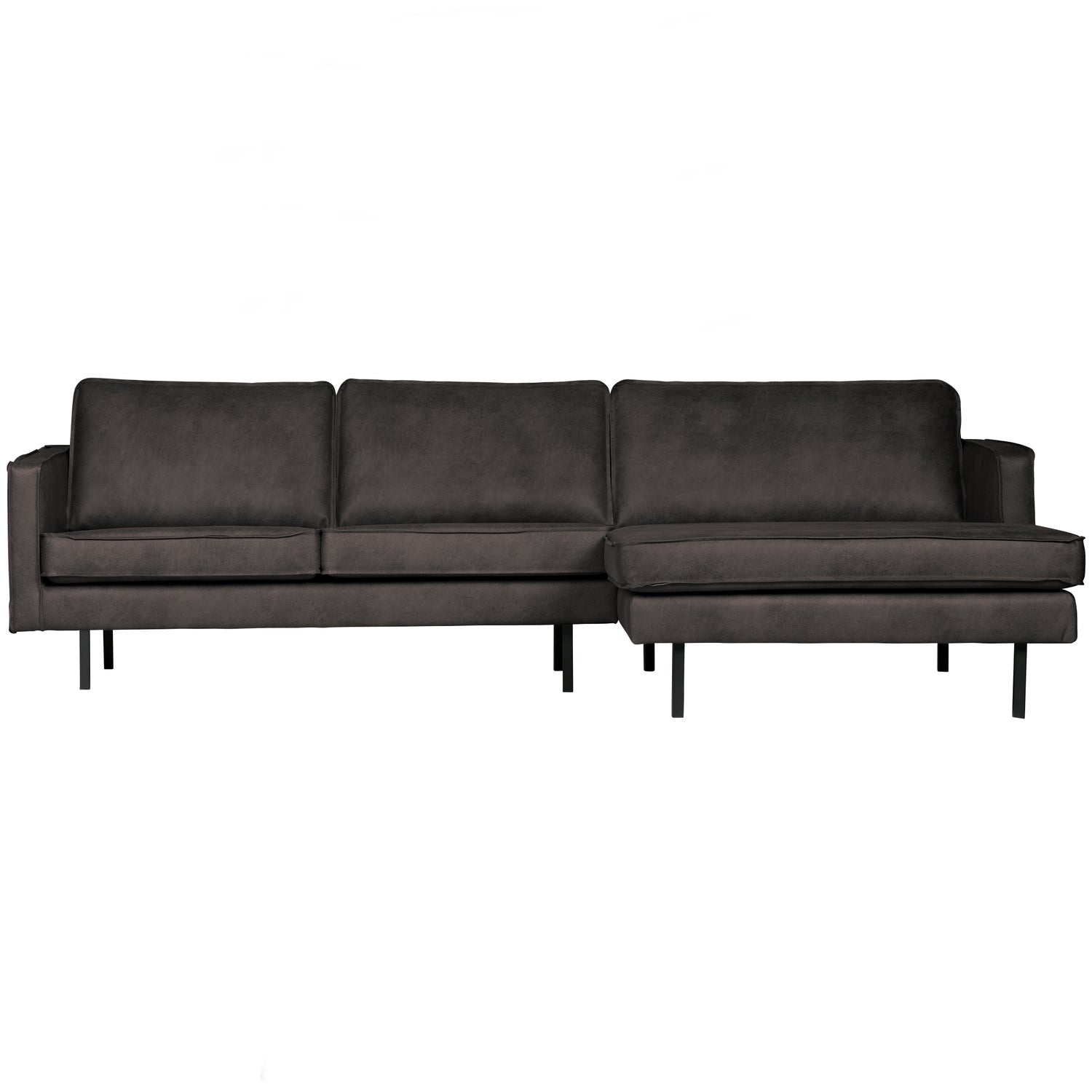 RODEO-CHAISE-LONGUE-RECHTS-ZWART