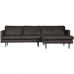 RODEO-CHAISE-LONGUE-RECHTS-ZWART