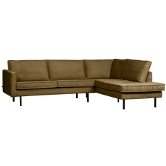 RODEO-HOEKBANK-RECHTS-STRUCTURE-VELVET-BRASS