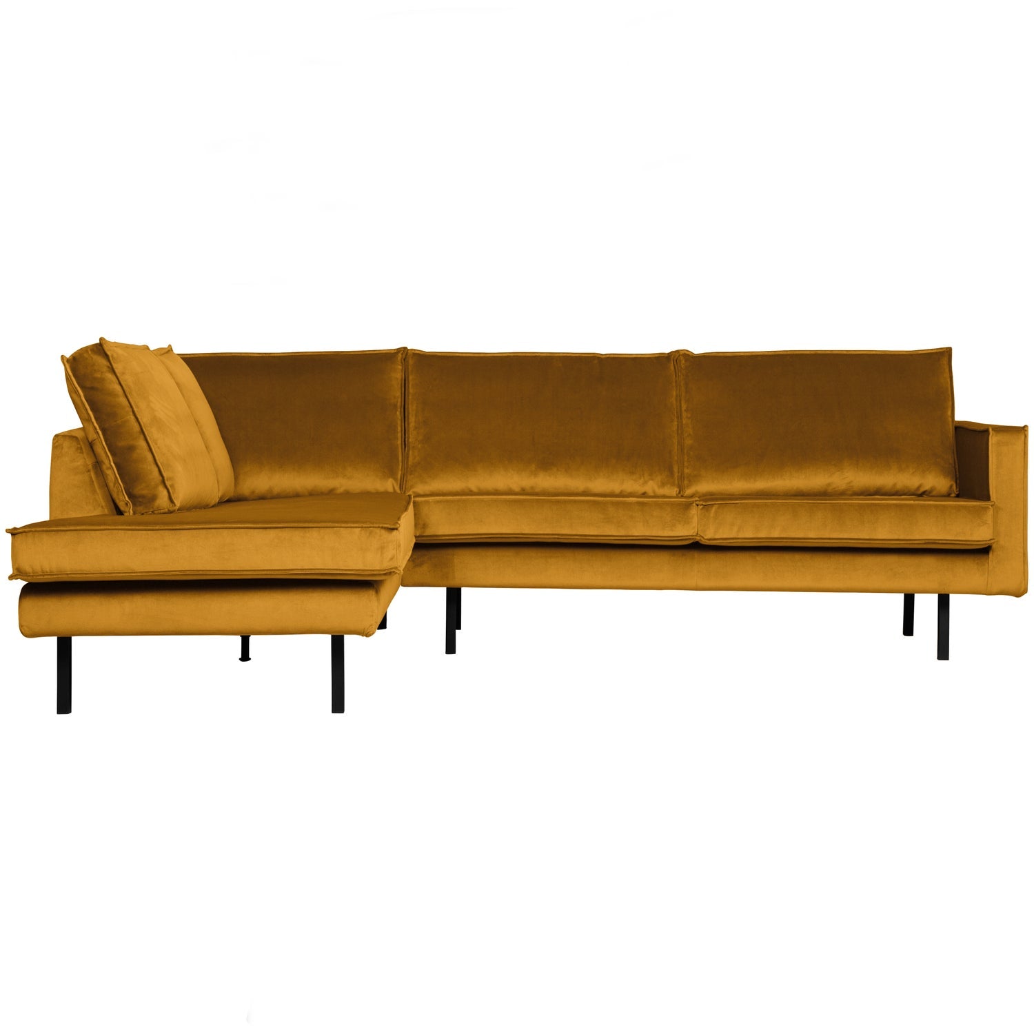 RODEO-HOEKBANK-LINKS-VELVET-OKER