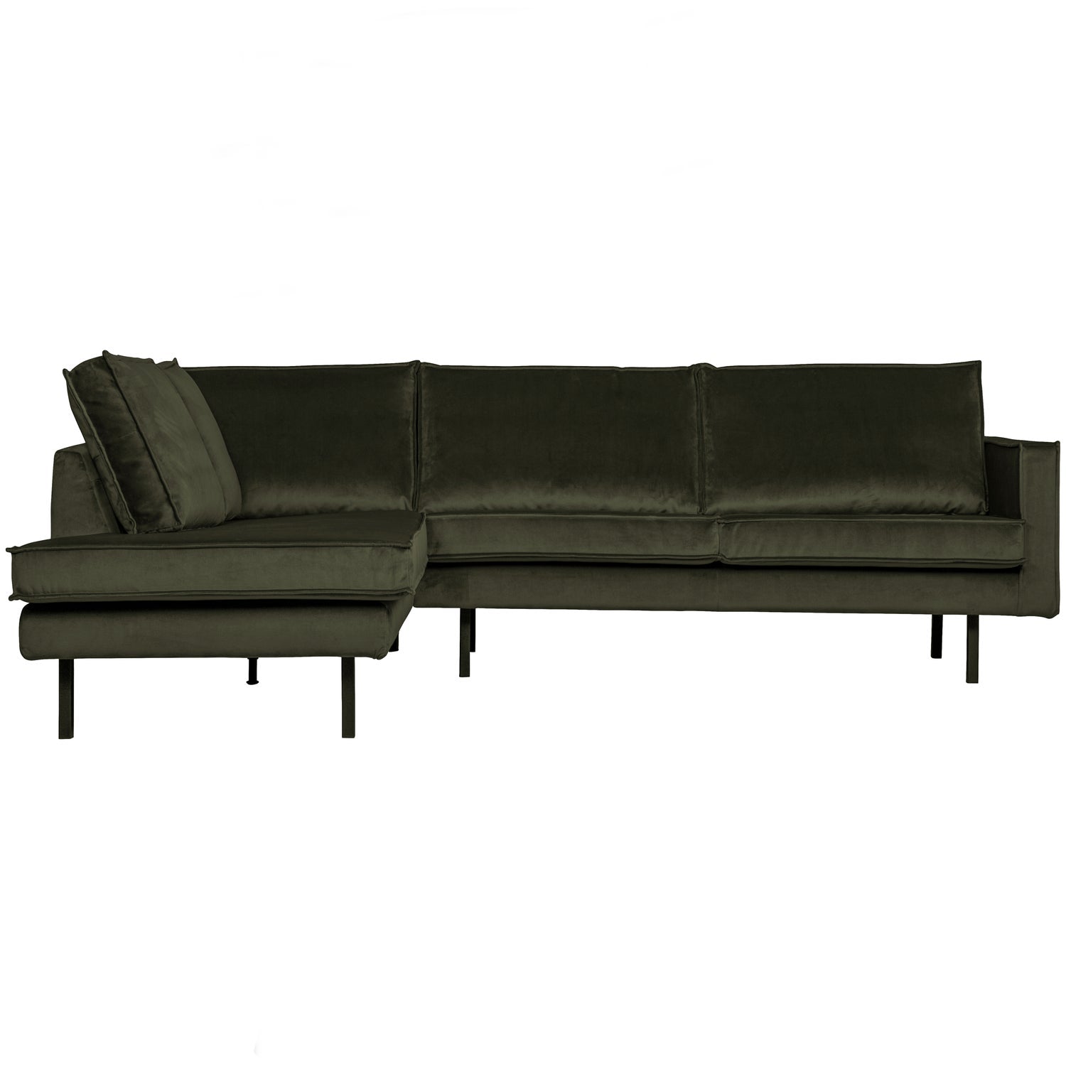 RODEO-HOEKBANK-LINKS-VELVET-DARK-GREEN-HUNTER