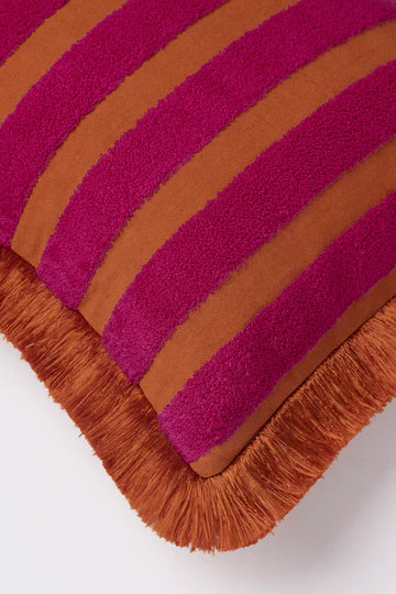Kussen Jackie - Roest & Fuchsia (60x40cm)