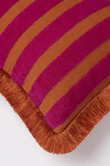 Kussen Jackie - Roest & Fuchsia (60x40cm)