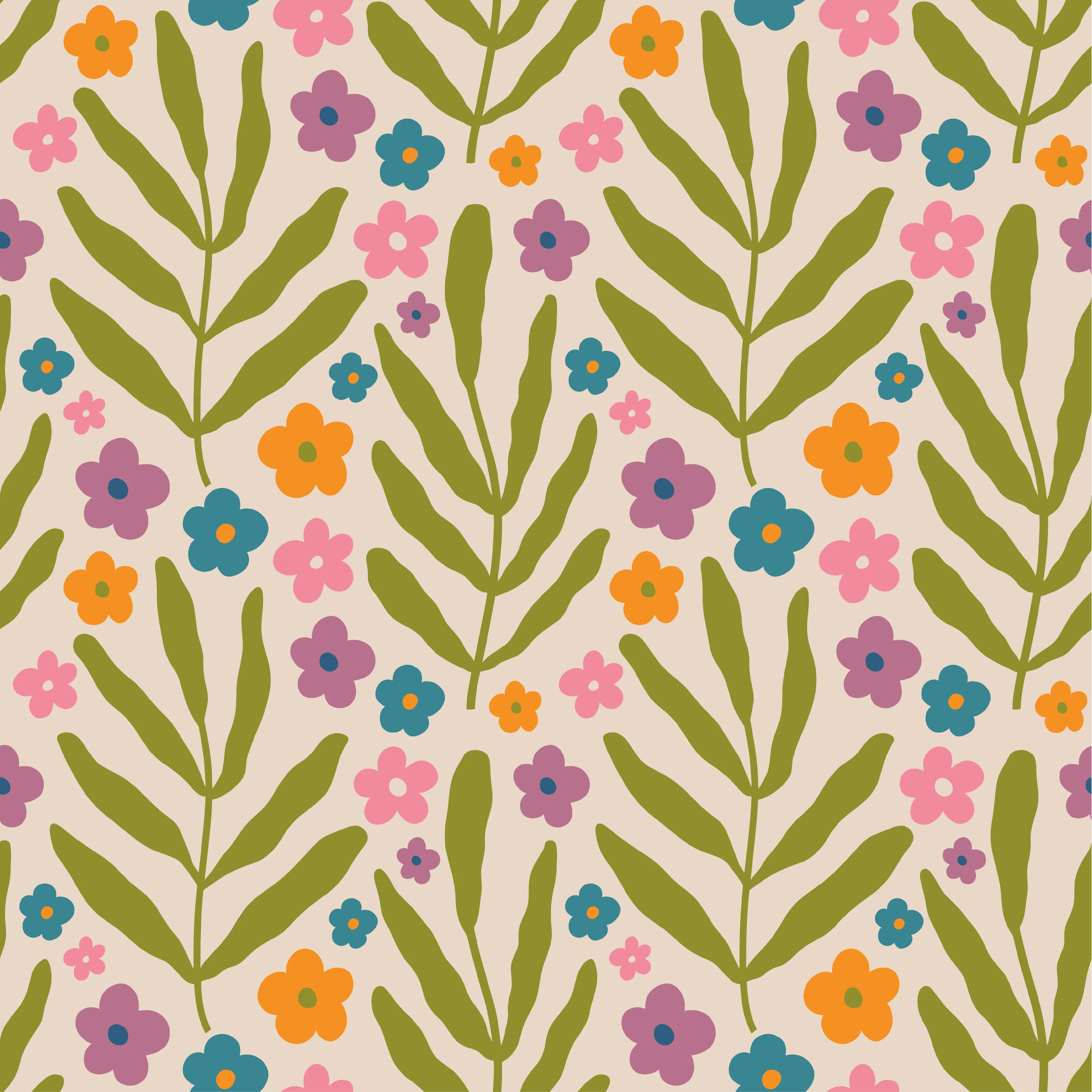 Vaatdoek - Flower Groove