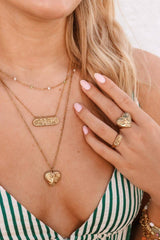 label kiki - Flower market necklace gold