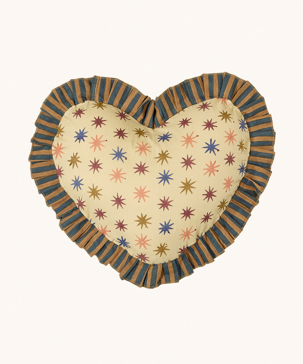 Noa Star Heart Pillow