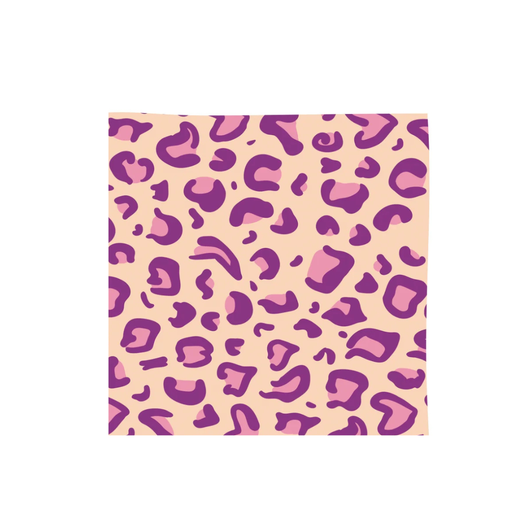 Vaatdoek - Berry Leopard