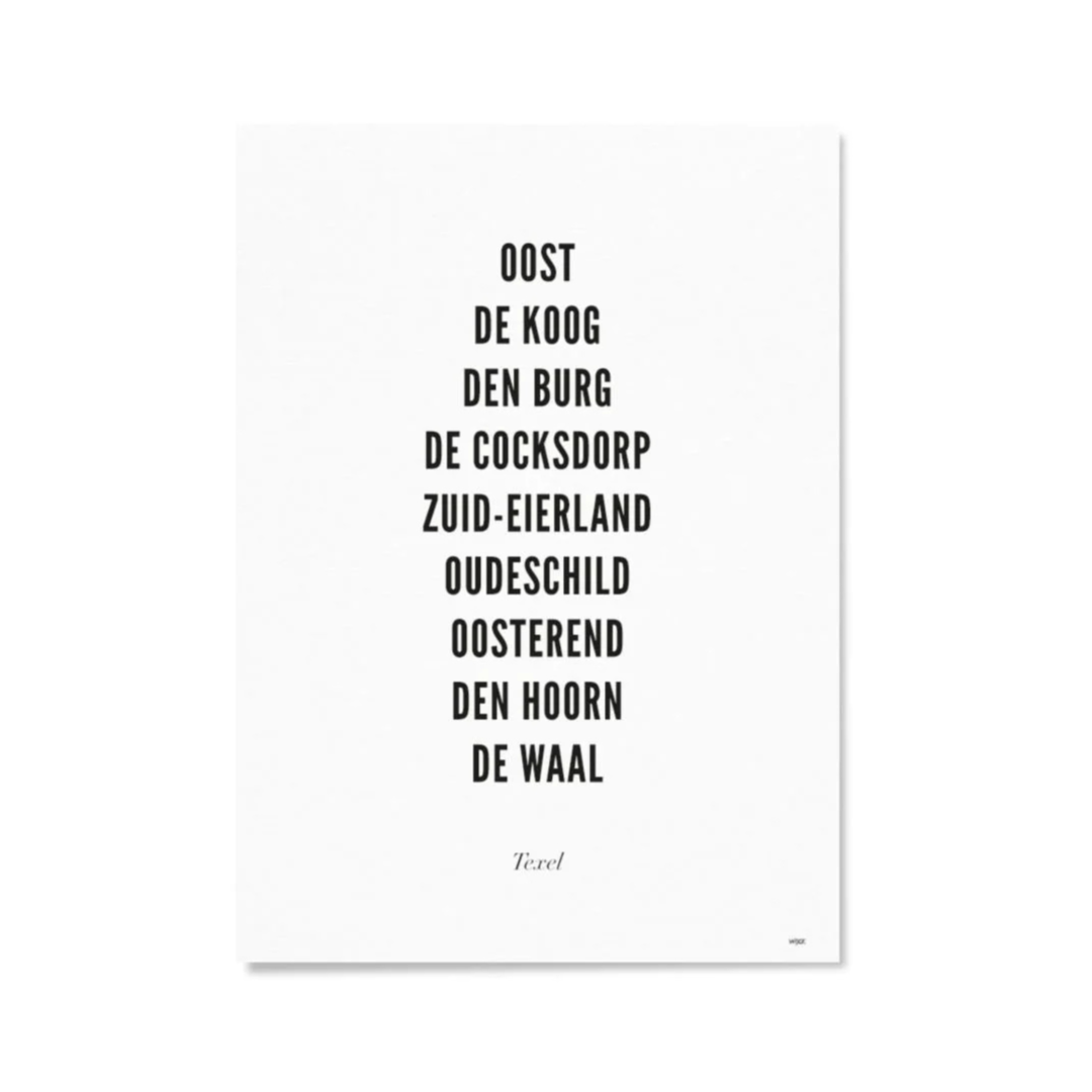 Ansichtkaart Wijck - Texel Dorpen