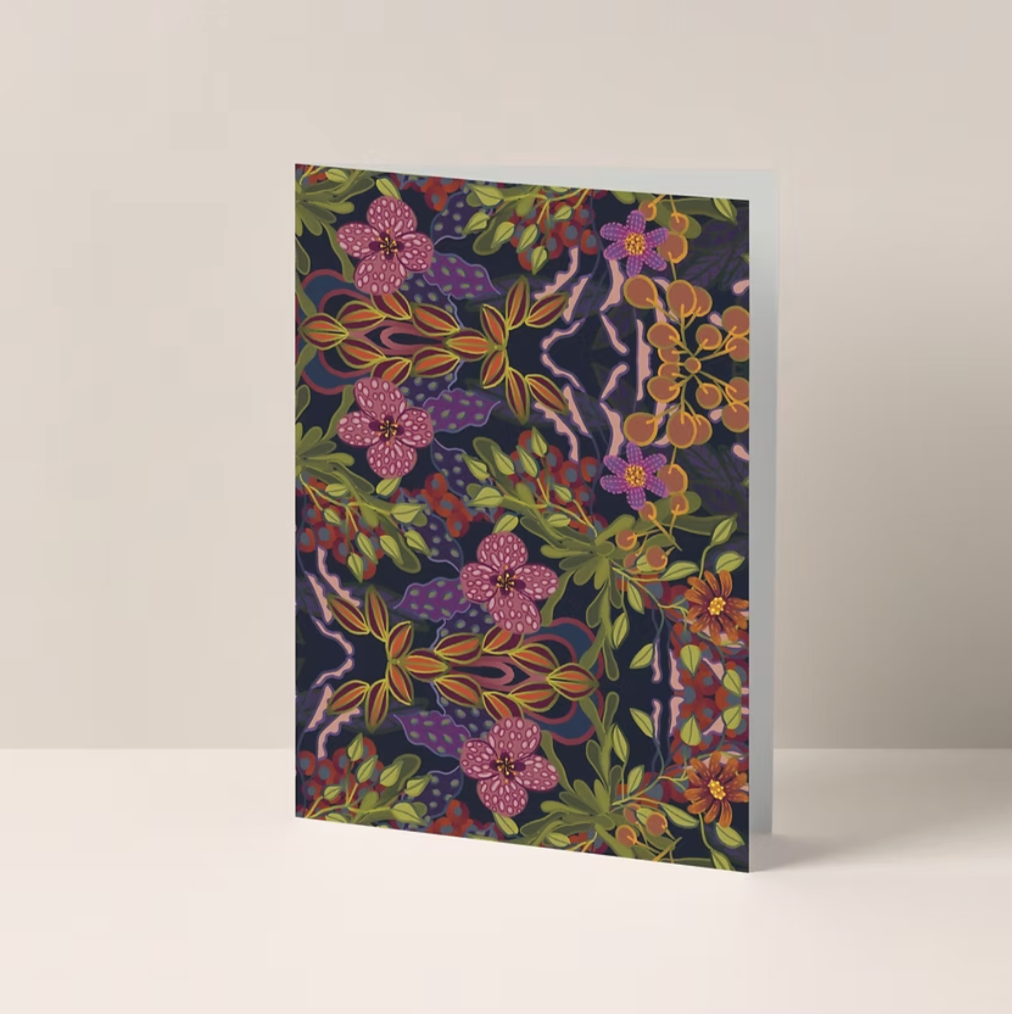 Midnight Blooming - A6 postkaart