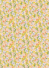 Keukendoek/handdoek - Sun Kissed Petals