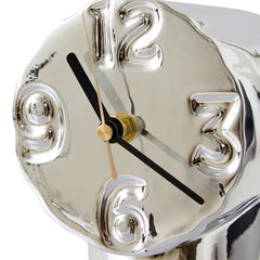 HKliving retro ceramic clock chrome