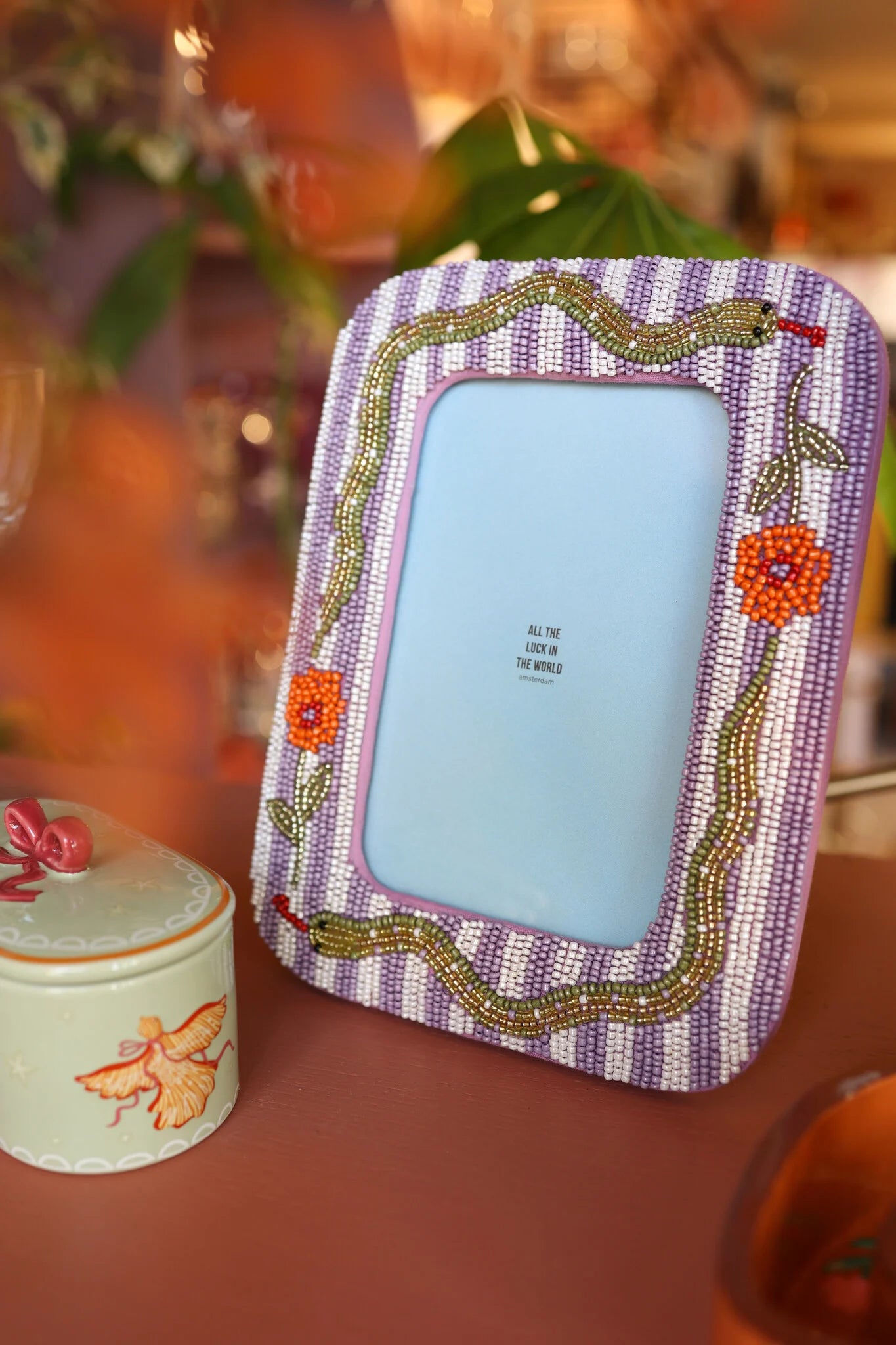 Fotolijst met Kraaltjes - Slang