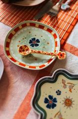 Lepel met Klaprozen - Geel