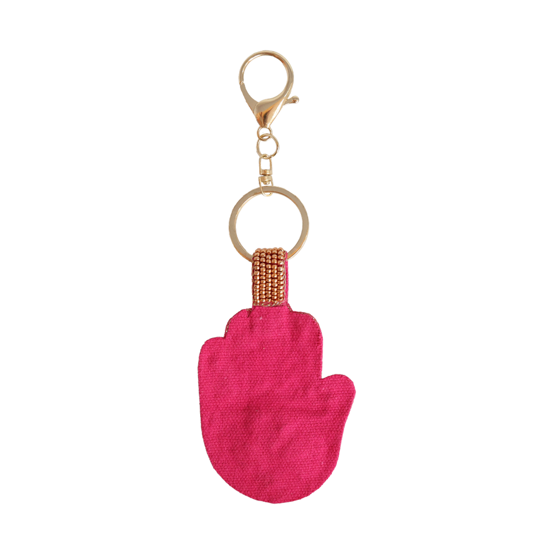 Sleutelhanger met Kraaltjes - Hand
