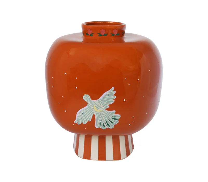 Vaas met Strepen en Symbolen