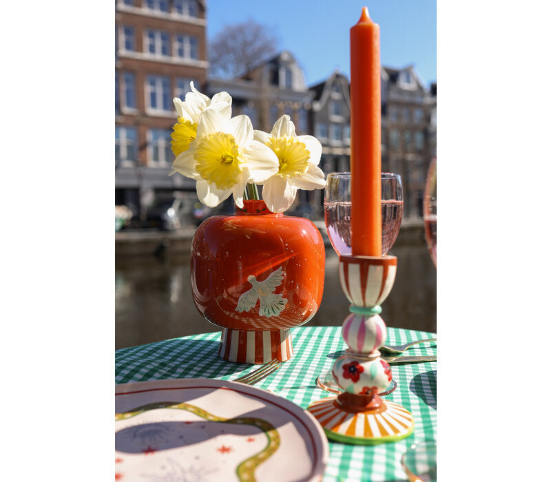 Vaas met Strepen en Symbolen