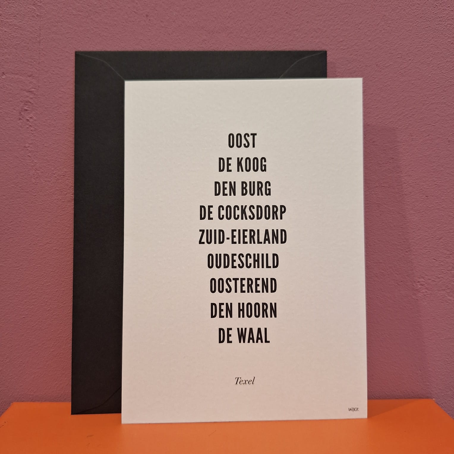 Ansichtkaart Wijck - Texel Dorpen